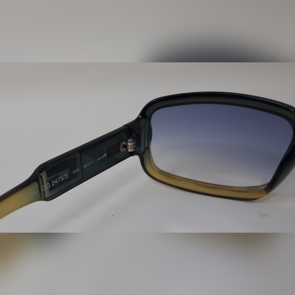 Gucci Vintage Y2K 90s Tom Ford Era Sunglasses Green Blue GG2475/S G9H 56-17-130 - Picture 9 of 13